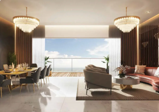 Elegant Living and Formal Dining Interior Space